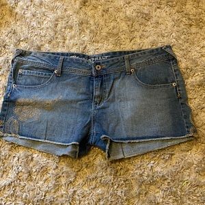 Blue Asphalt Denim Shorts Sz 15